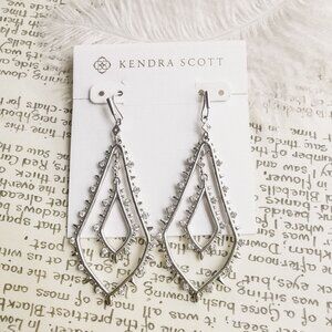 Kendra Scott Alice Silver Drop Earrings